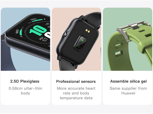 Ultra-Thin Smartwatch - Full Screen & IP68 Waterproof