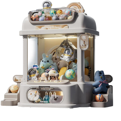 Claw Machine Kids Mini Claw Toy Crane Machines Music Doll Children Toys