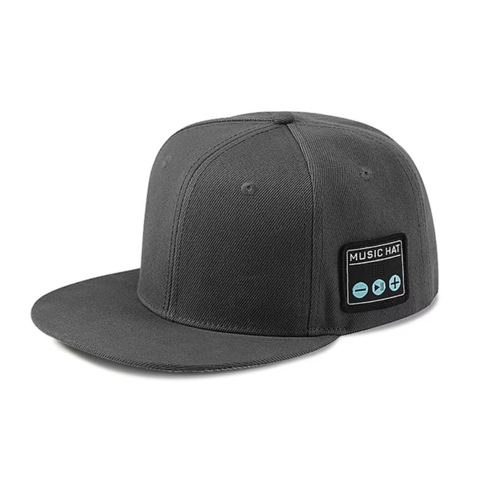 Bluetooth Music Hat with Dual Speakers and Built-in Microphone