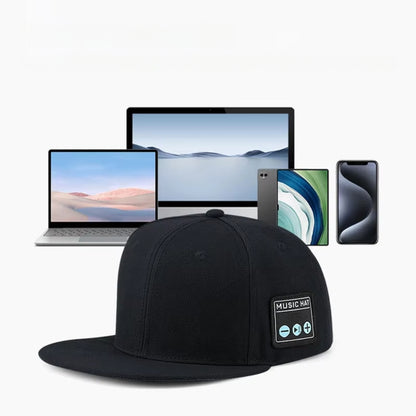 Bluetooth Music Hat with Dual Speakers and Built-in Microphone