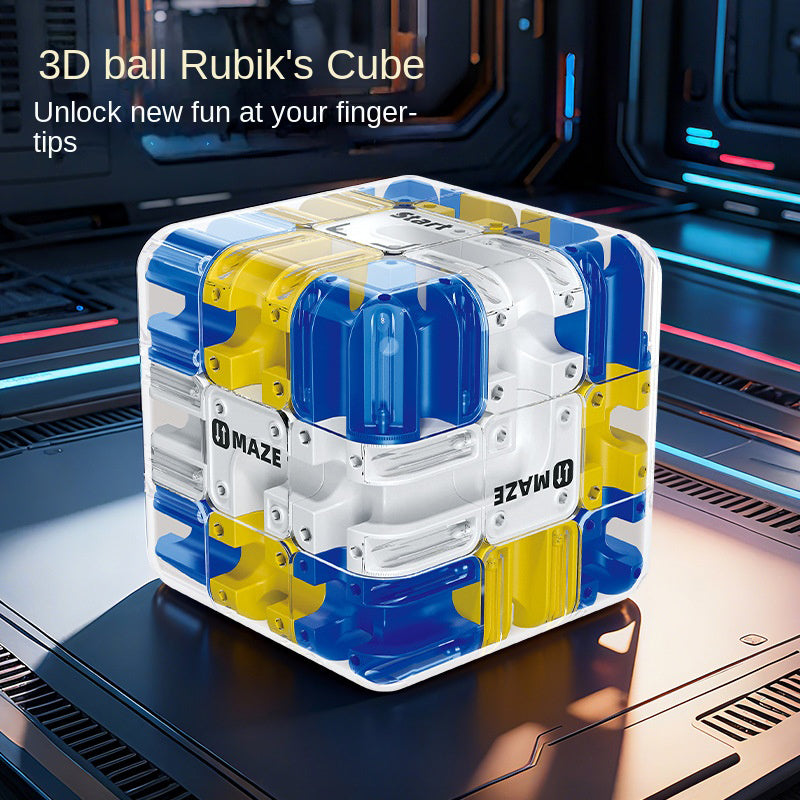 3D Maze Magic Cube Fidgeting Logical Thinking Anti Stress Puzzle Cube
