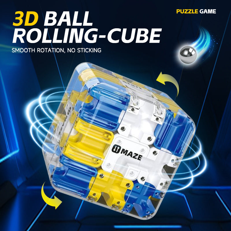 3D Maze Magic Cube Fidgeting Logical Thinking Anti Stress Puzzle Cube