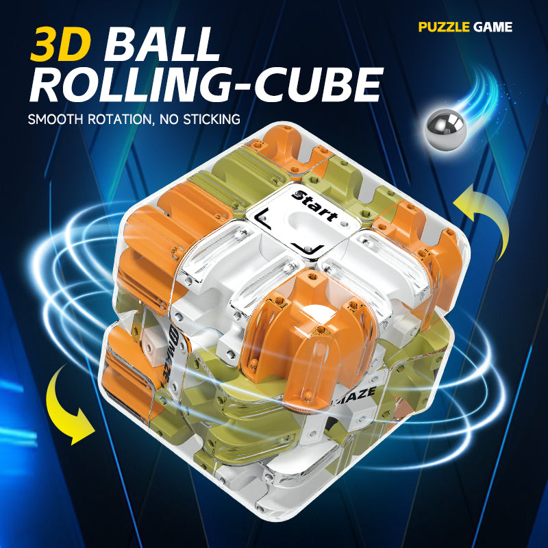 3D Maze Magic Cube Fidgeting Logical Thinking Anti Stress Puzzle Cube